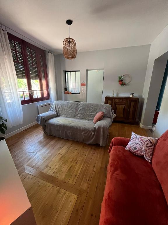 Posezení v ubytování Le gîte du port canal
