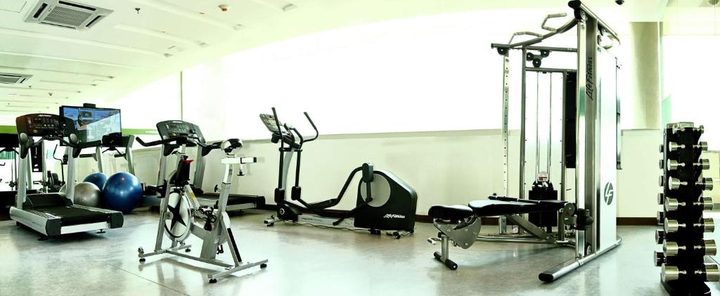 Fitness centrum a/nebo fitness zařízení v ubytování Hampton by Hilton Barranquilla