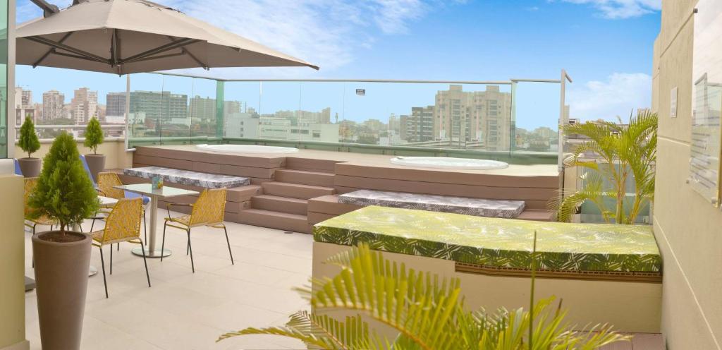 Balkón nebo terasa v ubytování Hampton by Hilton Barranquilla