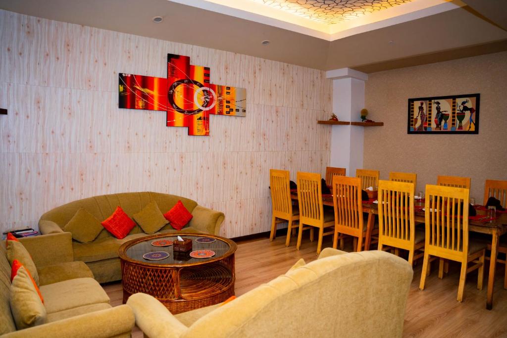 Zona d'estar a Teeka Resort Suites & Spa