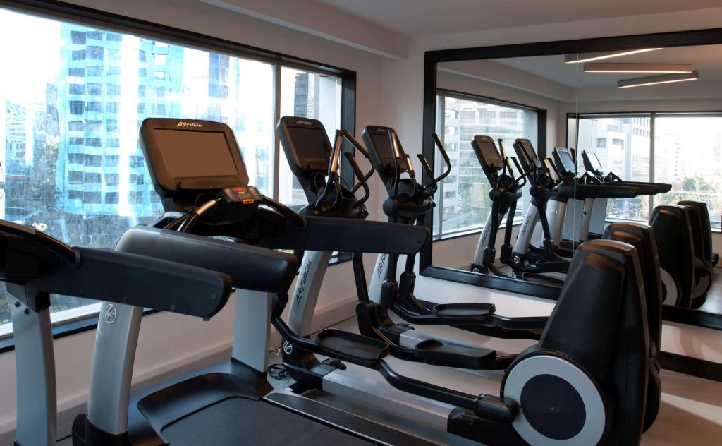 Fitness centrum a/nebo fitness zařízení v ubytování DoubleTree by Hilton Santiago - Vitacura