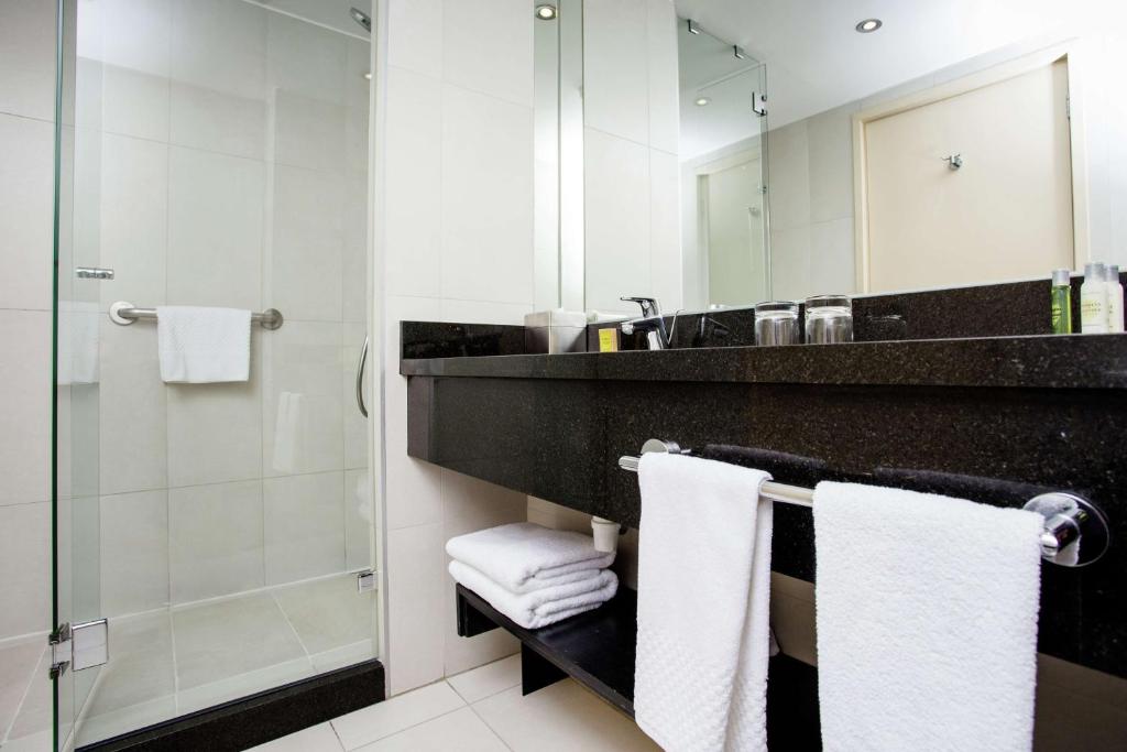 Koupelna v ubytování DoubleTree by Hilton Santiago - Vitacura