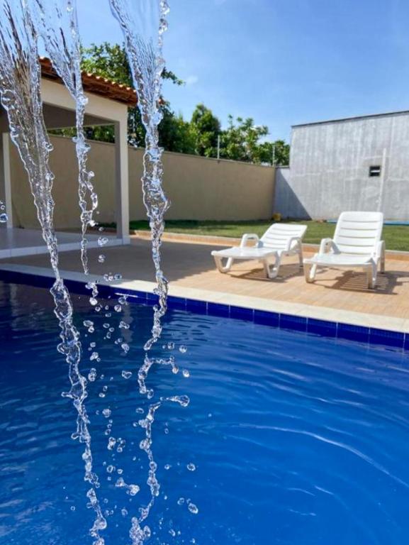 Bazén v ubytování Condomínio Dunas Residence - Casa 7 ou Casa 10 - Santo Amaro - MA nebo v jeho okolí