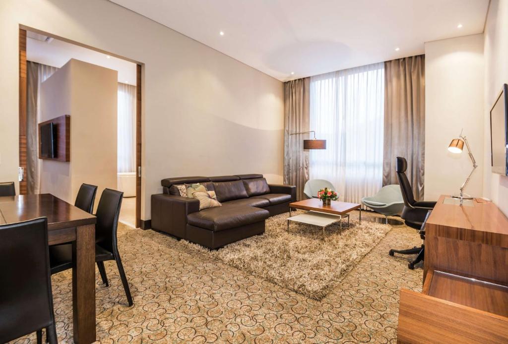 Posezení v ubytování DoubleTree by Hilton Bogota Parque 93