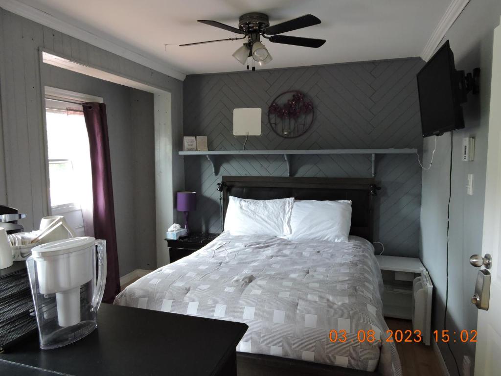 Postel nebo postele na pokoji v ubytování Gite Passion et Tendresse B&B