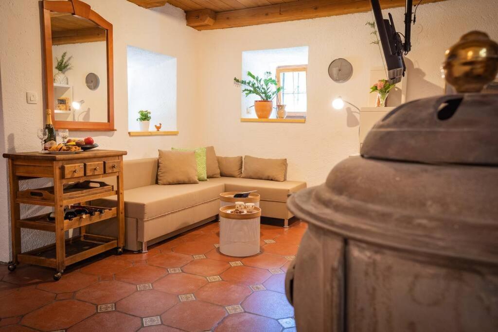 Posezení v ubytování Studio Apartment Pr' Mirotu
