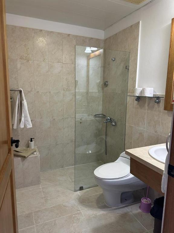 Koupelna v ubytování Hotel Palmera Bayahibe