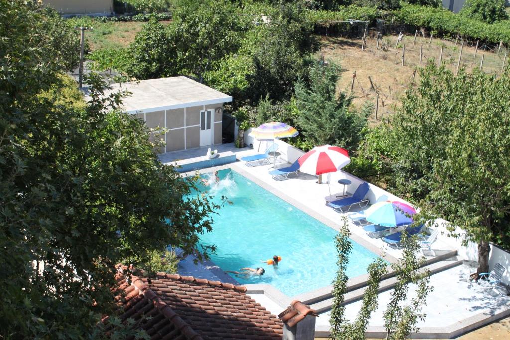 Bazén v ubytování Hotel Mondo nebo v jeho okolí