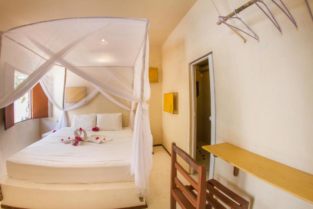 Cama ou camas em um quarto em Hostel Jericoacoara