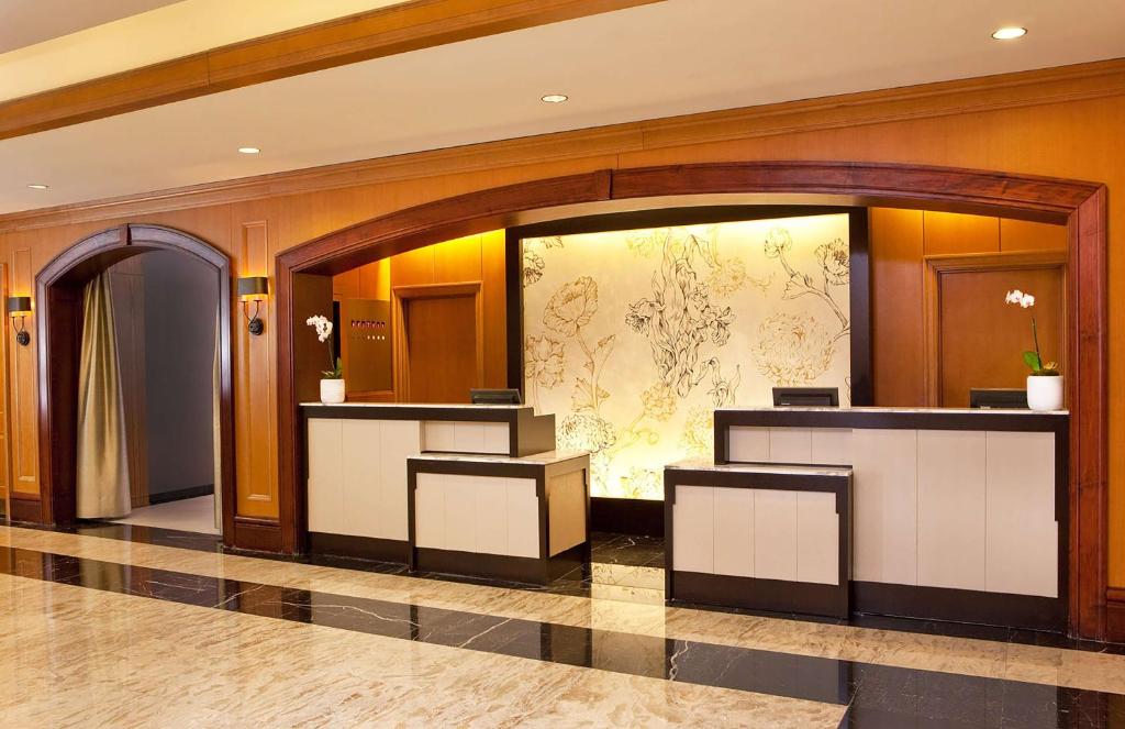 Vstupní hala nebo recepce v ubytování Hilton Short Hills