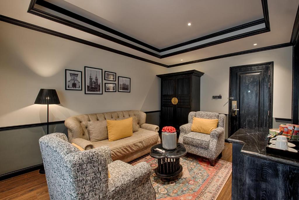 Istumisnurk majutusasutuses Monarque Hotel Danang