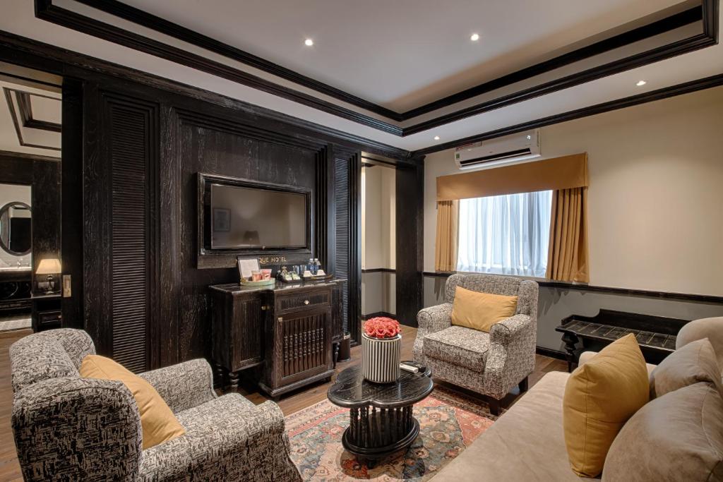Istumisnurk majutusasutuses Monarque Hotel Danang