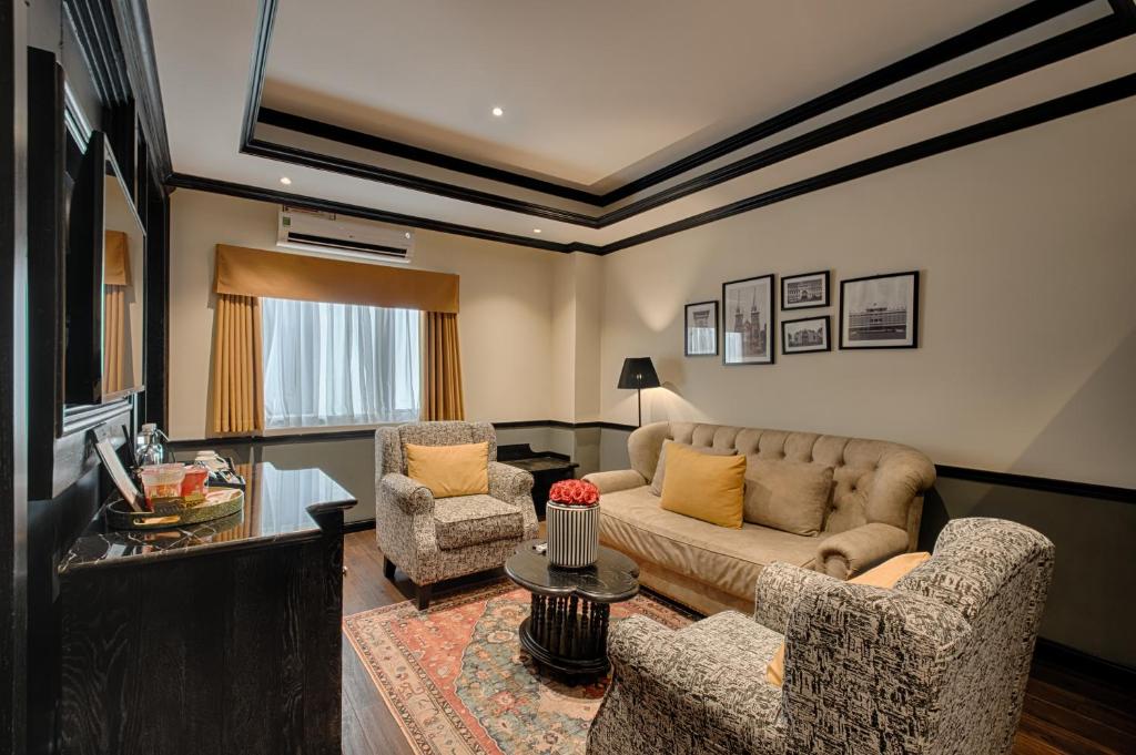 Istumisnurk majutusasutuses Monarque Hotel Danang