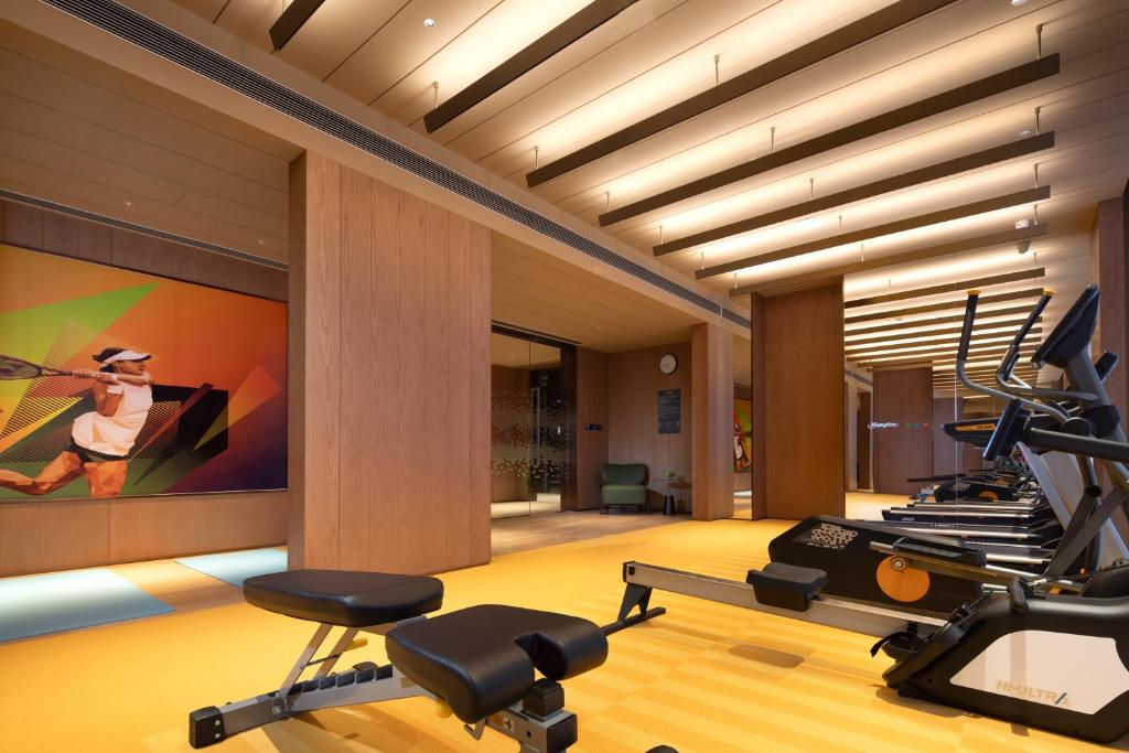 Fitness centrum a/nebo fitness zařízení v ubytování Hampton by Hilton Shenzhen Futian Port