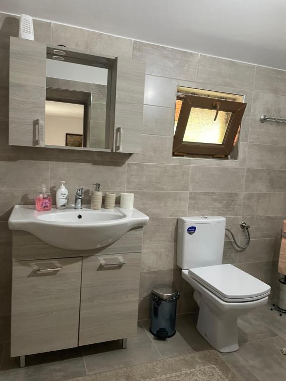 Koupelna v ubytování Casa Roșca