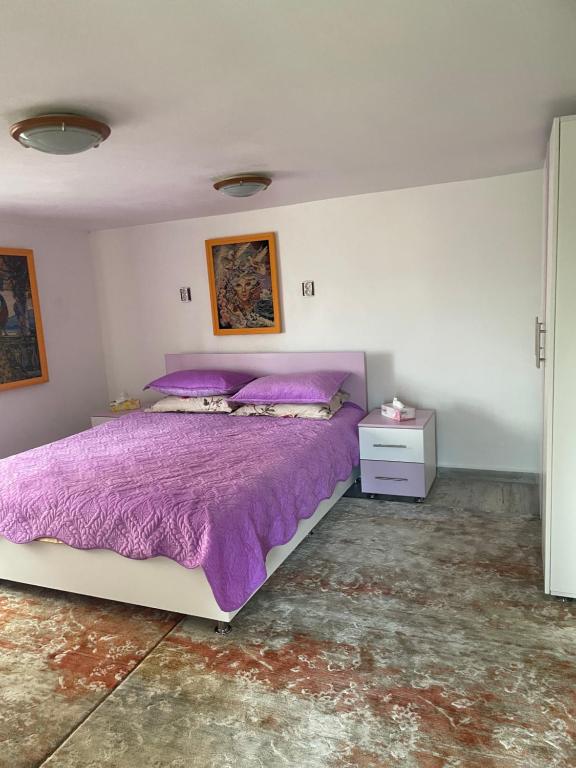 Postel nebo postele na pokoji v ubytování Casa Roșca