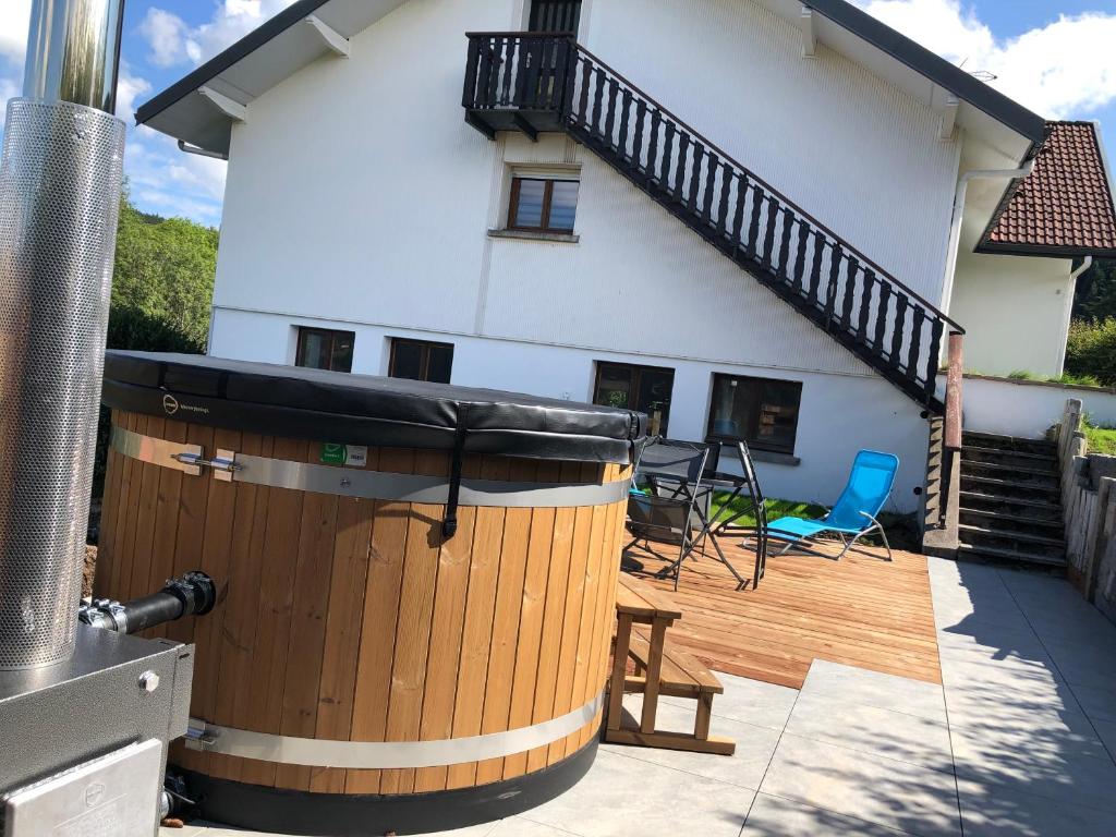 Balkón nebo terasa v ubytování Appartement du parc