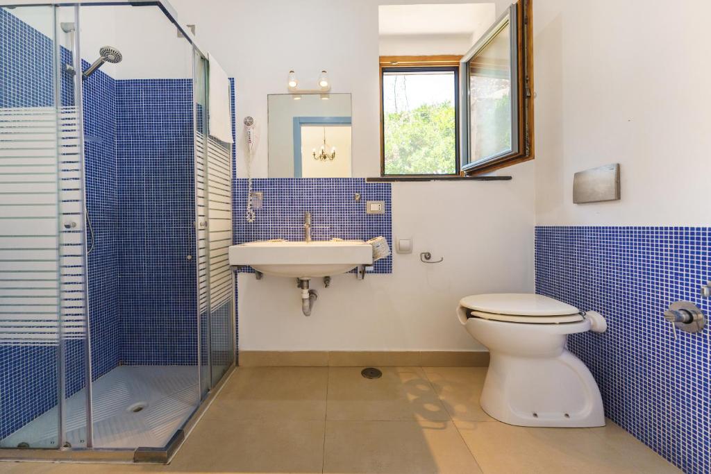 Koupelna v ubytování Villa Mazzella