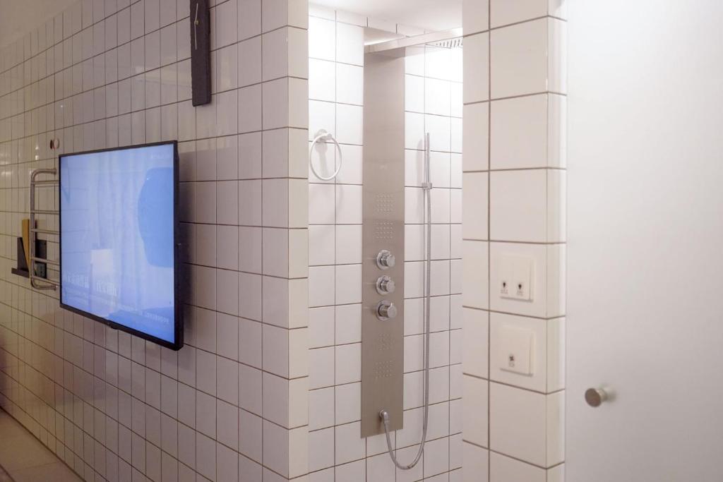 Koupelna v ubytování TGS Studio Hotel