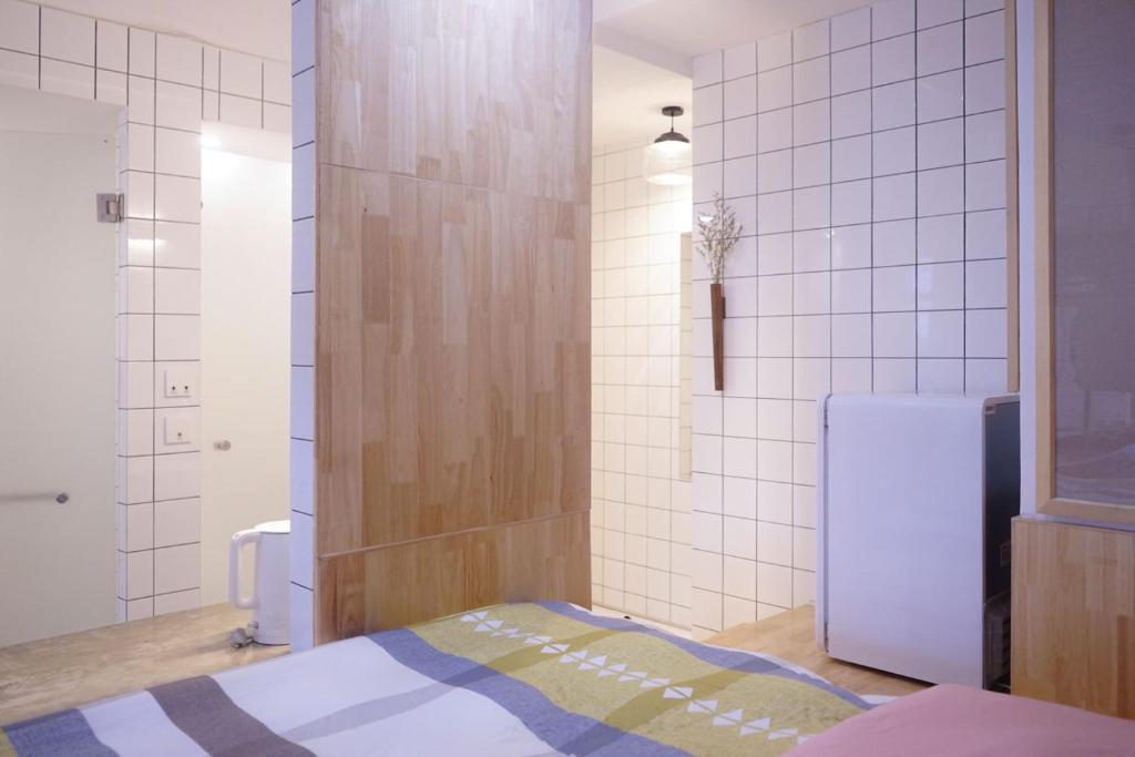 Koupelna v ubytování TGS Studio Hotel