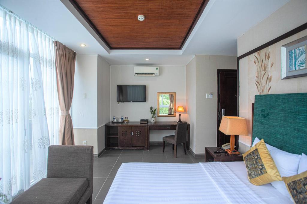 Phòng Premium Deluxe Giường đôi Nhìn ra Biển