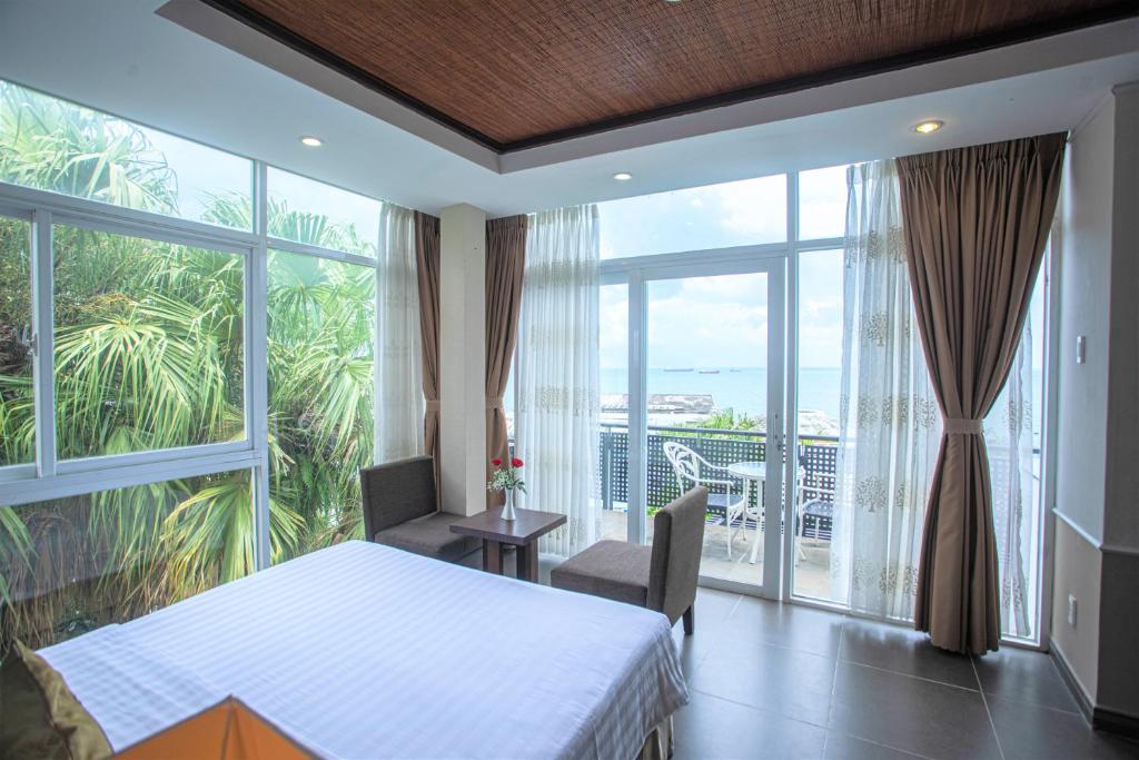 Phòng Premium Deluxe Giường đôi Nhìn ra Biển