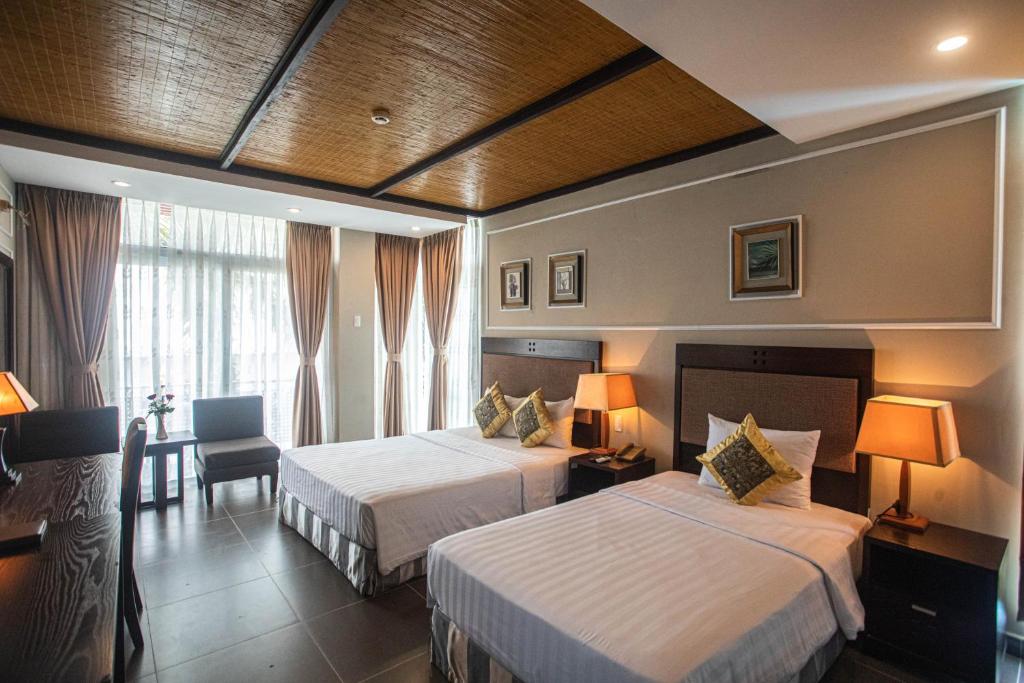 Phòng Deluxe Premium 2 Giường đơn nhìn ra Biển