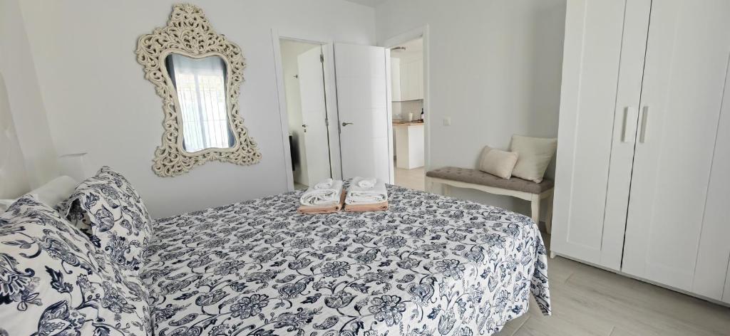 A bed or beds in a room at Villa Magnolia