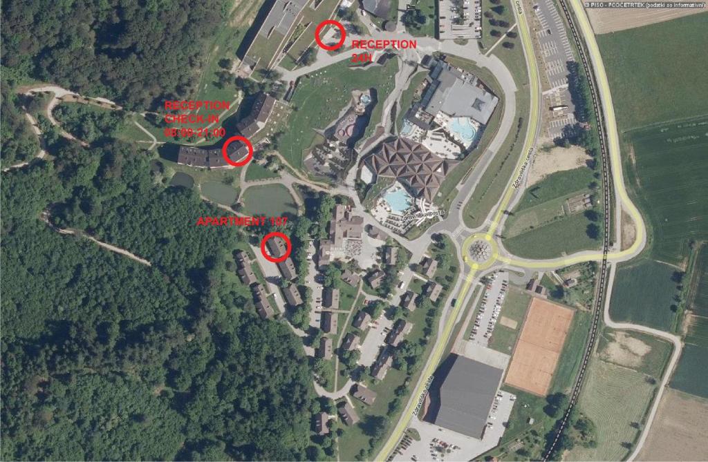 Letecký snímek ubytování Olimian Oasis Village Lipa 107