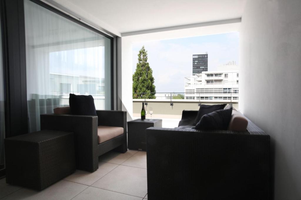 Posezení v ubytování The City Zug Apartments