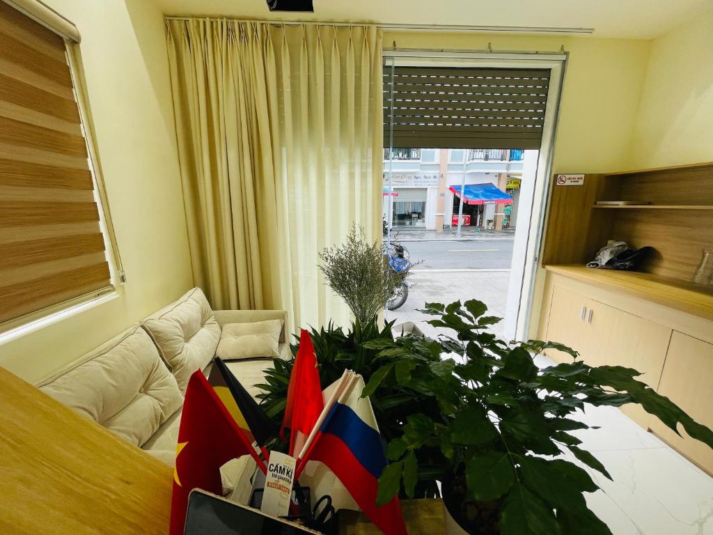 Posezení v ubytování Basic Guest House Hải Phòng