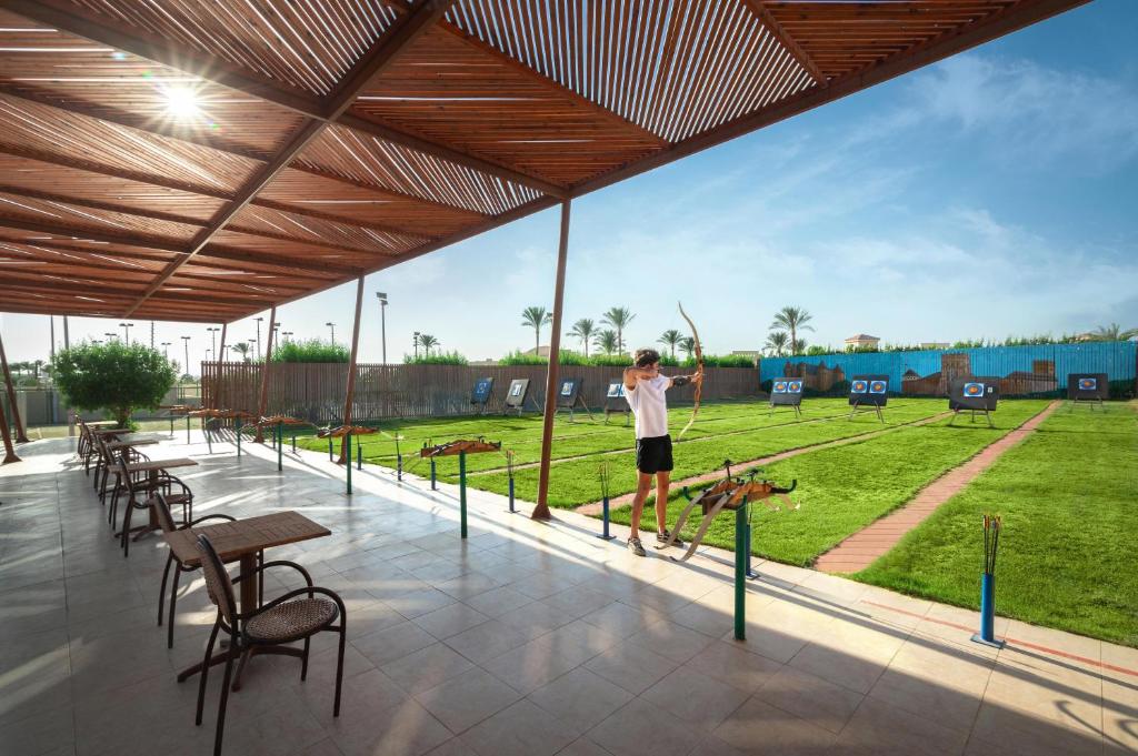 Zahrada ubytování Cleopatra Luxury Resort Makadi Bay