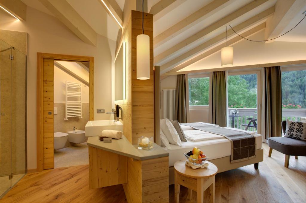 Postel nebo postele na pokoji v ubytování Active Hotel Monte Giner
