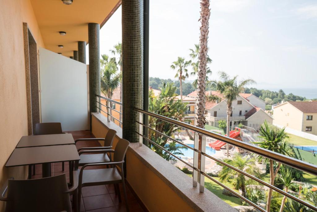 Balkón nebo terasa v ubytování Apartamentos Atlántico Resort