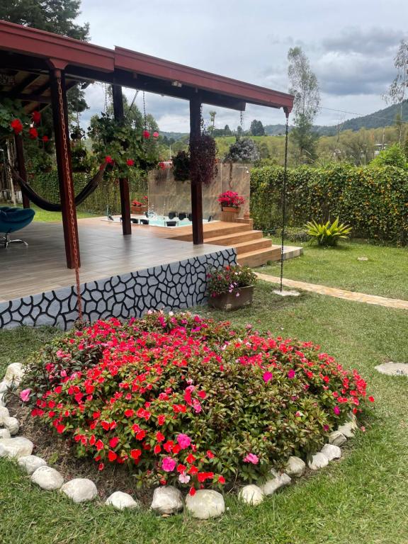 Zahrada ubytování finca Encanto