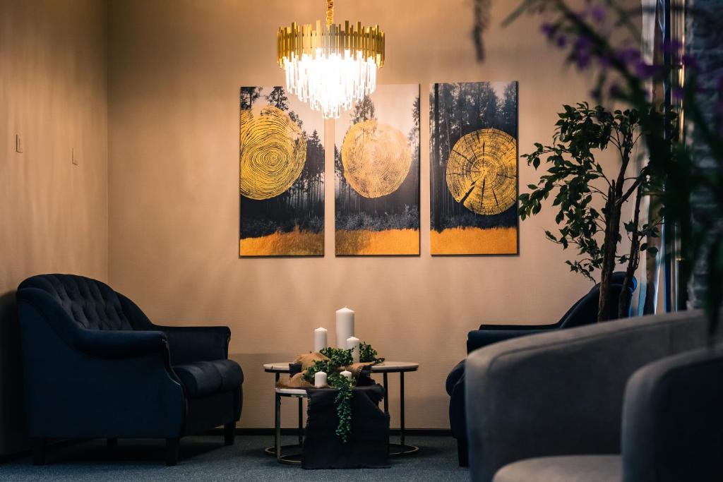 Posezení v ubytování Hotel Boreas
