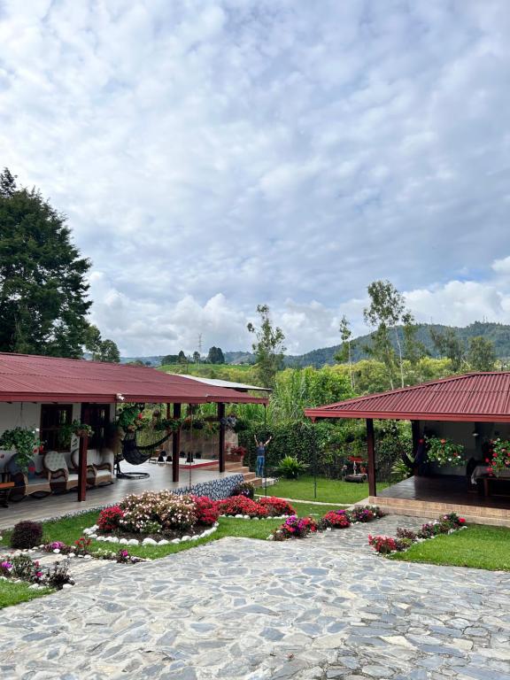Zahrada ubytování finca Encanto