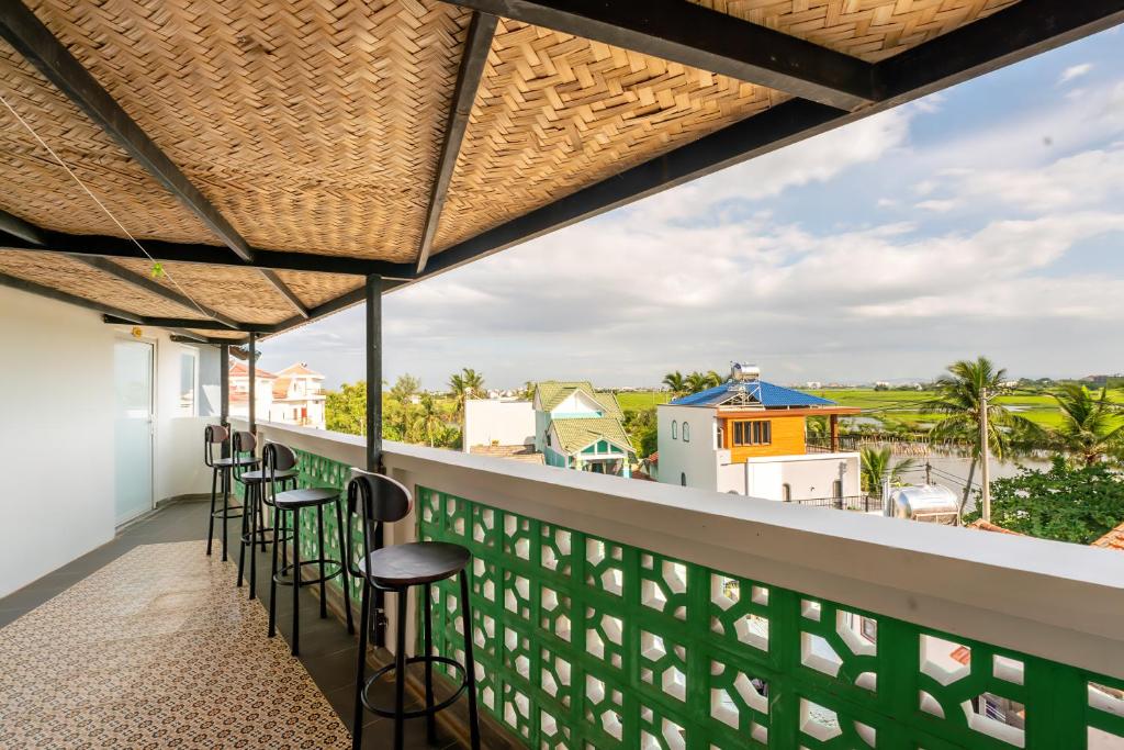 Ban công/sân hiên tại La Casa Tra Que