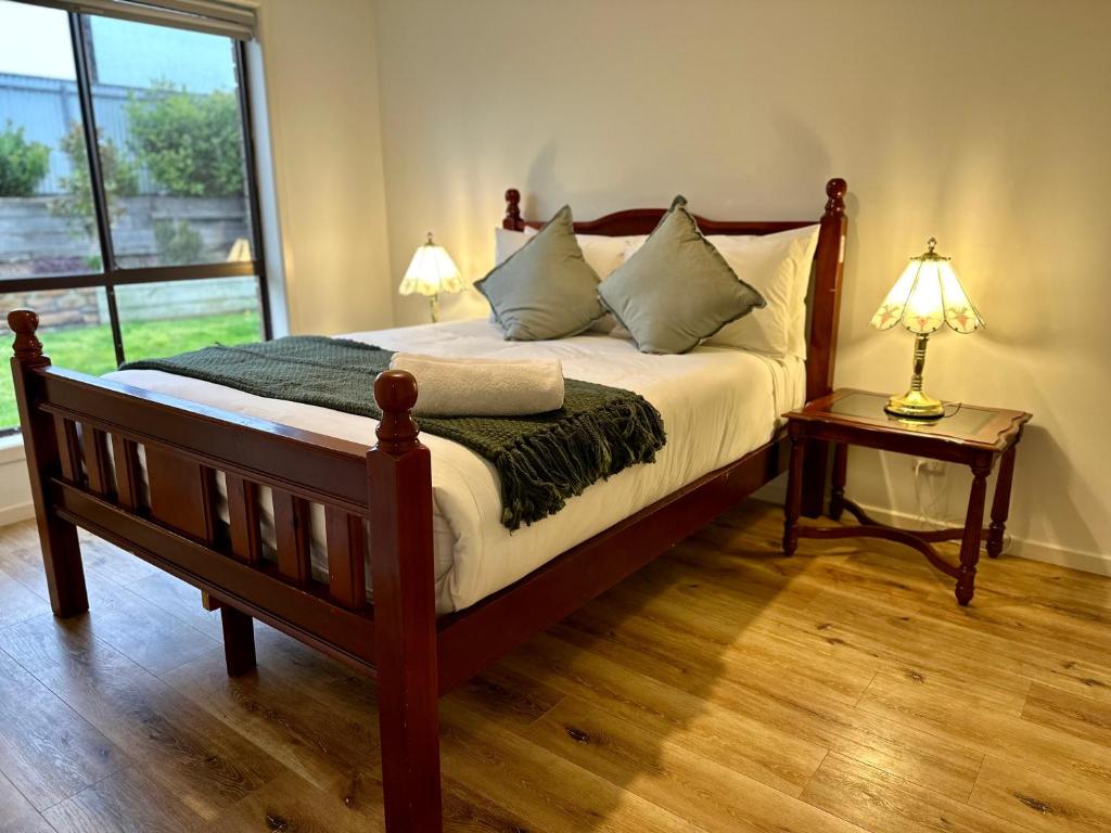 Postel nebo postele na pokoji v ubytování Kangaroo Island Homestays