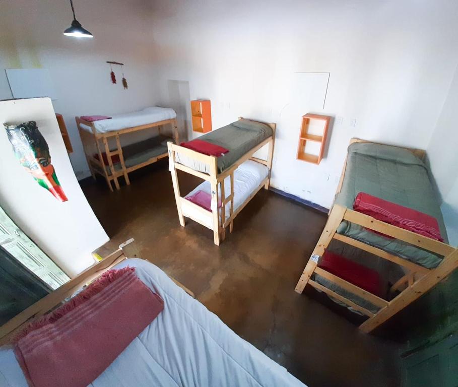 Postel nebo postele na pokoji v ubytování Cielito Lindo