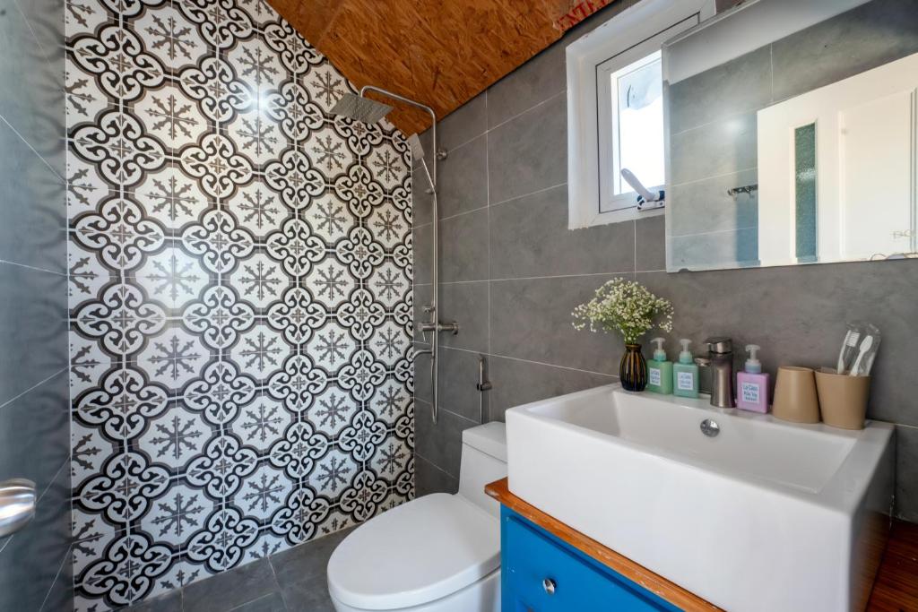 Phòng tắm tại La Casa Tra Que
