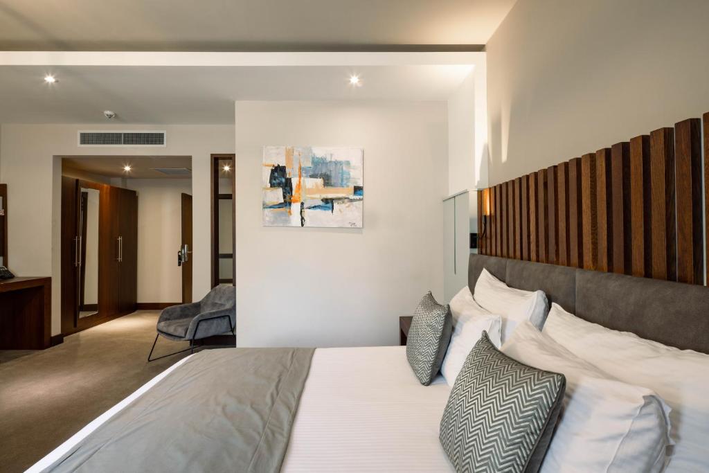 Posezení v ubytování Hotel Prishtina