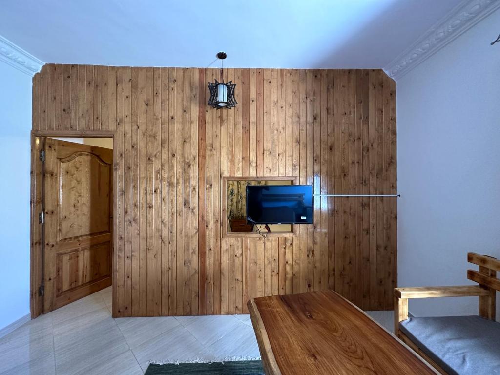 TV a/nebo společenská místnost v ubytování Beit Tolba