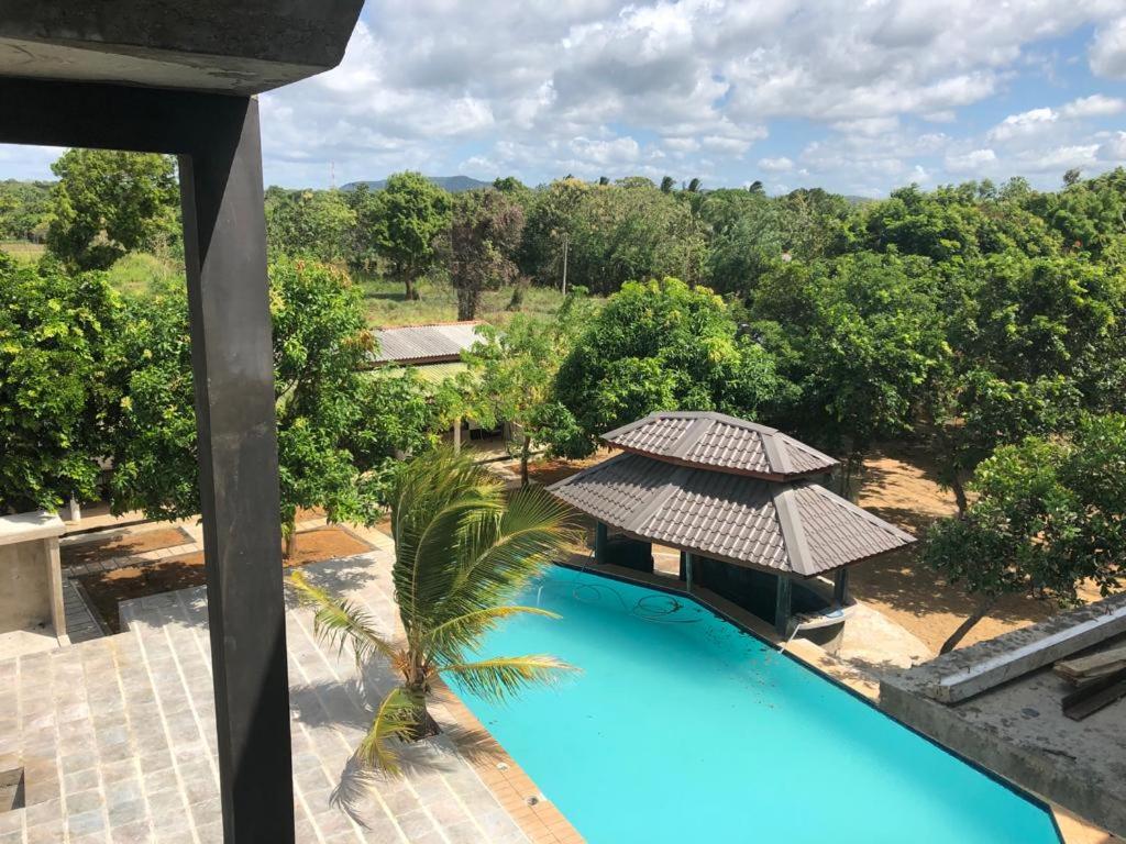 Bazén v ubytování WILD FORTRESS HOTEL Sigiriya nebo v jeho okolí