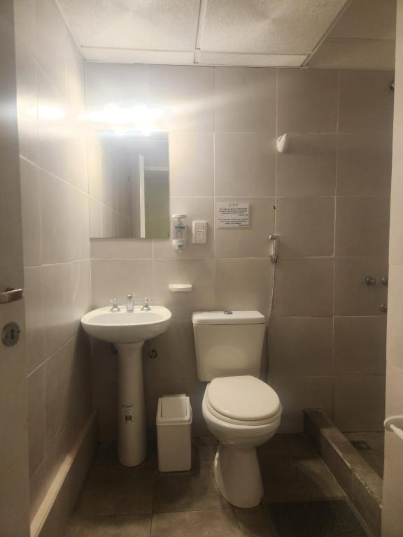 Koupelna v ubytování Pachá Hostel Backpack