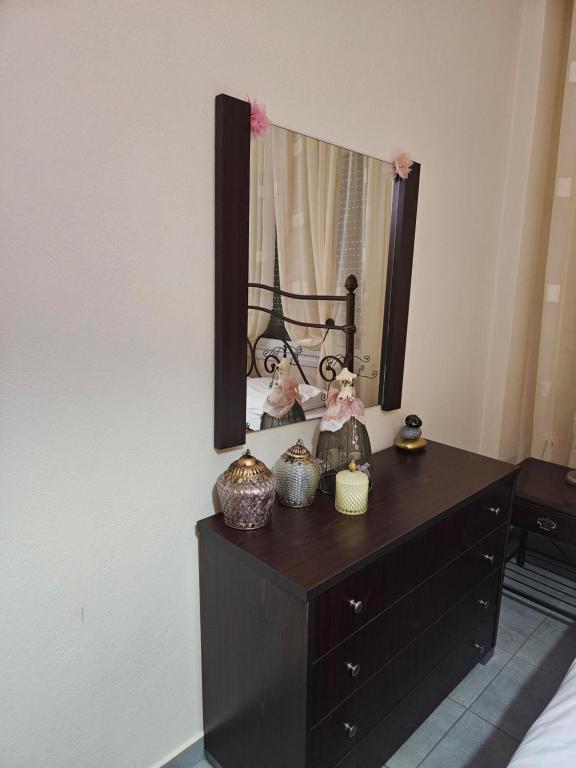 Posteľ alebo postele v izbe v ubytovaní Nikol's apartment