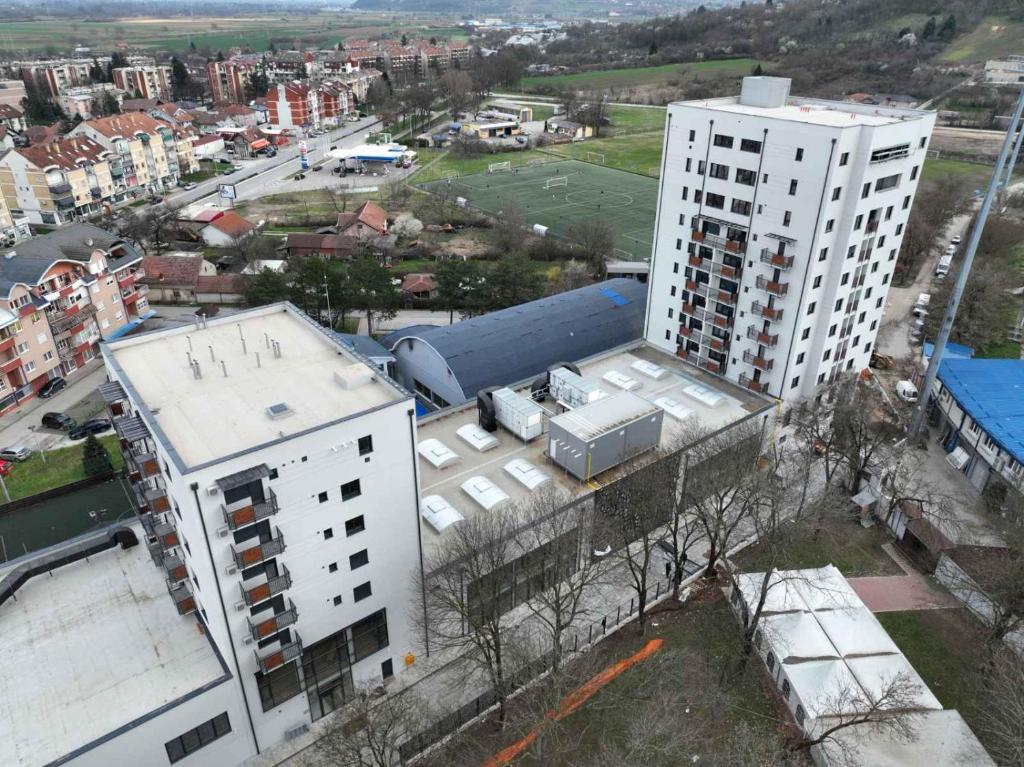 Budova, kde se apartmán nachází