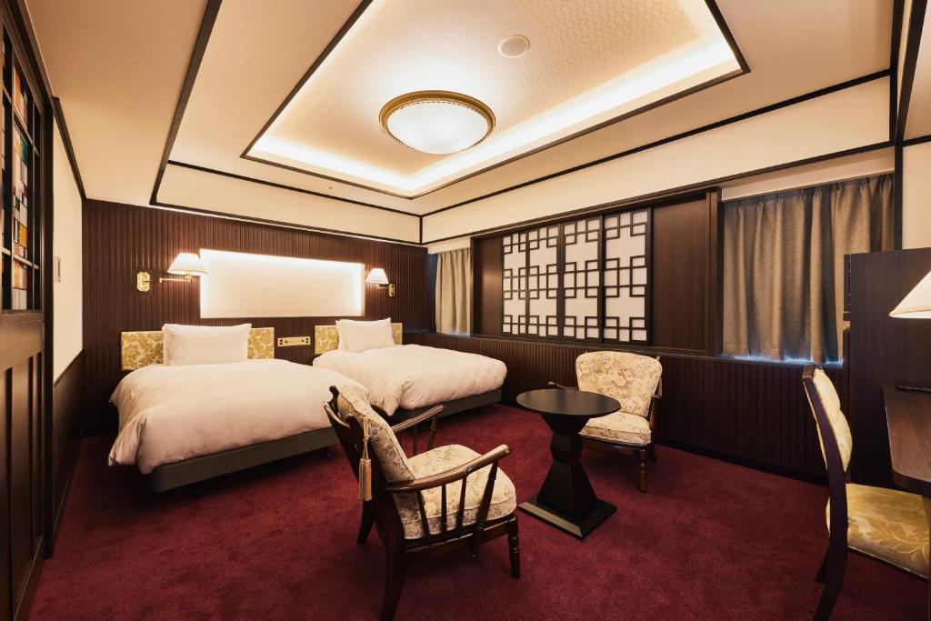 Tempat tidur dalam kamar di Richmond Hotel Nagasaki Shianbashi