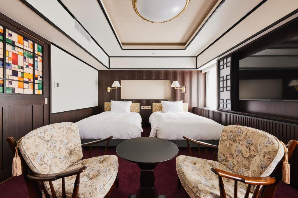 Tempat tidur dalam kamar di Richmond Hotel Nagasaki Shianbashi