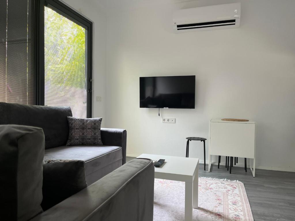 TV a/nebo společenská místnost v ubytování Kagan Holiday Apartments